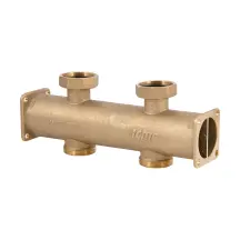 Сборный коллектор Icma 1"х1" 1/2 ВЗ с двойной камерой №785