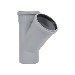 Тройник PPR канализационный TA Sewage 110, 45° №1