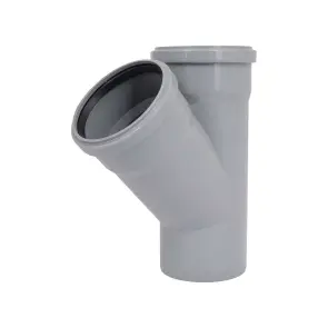 Тройник PPR канализационный TA Sewage 110, 45° №3