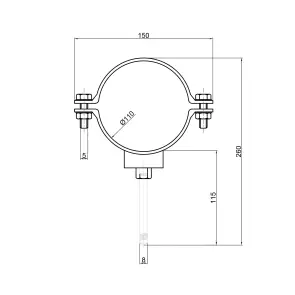 Хомут TA Sewage 110 №2