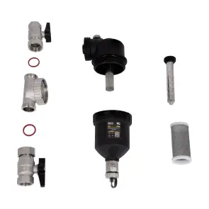 Фильтр-дешламатор Thermo Alliance Forte 3/4", поворотный (магнитный шламоуловитель) TAF400G20 №8