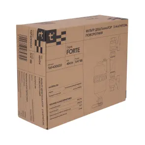 Фильтр-дешламатор Thermo Alliance Forte 3/4", поворотный (магнитный шламоуловитель) TAF400G20 №10