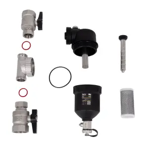 Фильтр-дешламатор Thermo Alliance Forte 1 1/4", поворотный (магнитный шламоуловитель) TAF400G32 №7
