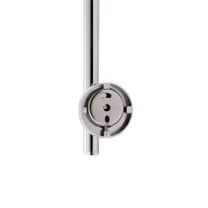 Стійка універсальна Qtap Sprha 700 мм округла з полицею QT003 Chrome №6