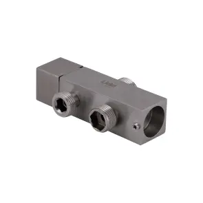 Душова стійка універсальна Lidz Kubis 1120 на два споживача LDKUB1120NKS46111 Nickel №8