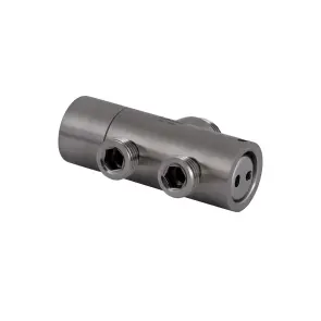 Душова стійка універсальна Lidz Aria 1120 на два споживача LDARI1120NKS46112 Nickel №7