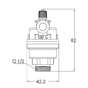 Воздухоотводчик автоматический Thermo Alliance Forte /2"С SF243W15 №6