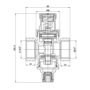 Редуктор Thermo Alliance Standart 3/4" SF241W20 №7