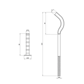 Кріплення Thermo Alliance Standart на алюмінієвий радіатор 9х230 мм SD112230 №4