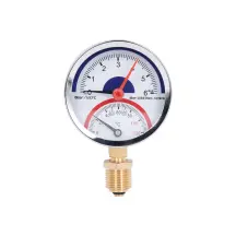 Термоманометр Thermo Alliance Standart 80 мм 1/2", нижнее подключение SD1726B