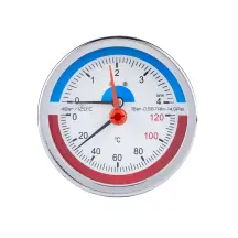 Термоманометр Thermo Alliance Standart 80 мм 1/2", заднее подключение SD1734B