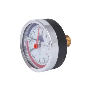 Термоманометр Thermo Alliance Standart 80 мм 1/2", заднее подключение SD17310B №3