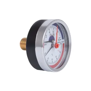 Термоманометр Thermo Alliance Standart 80 мм 1/2", заднее подключение SD17310B №5