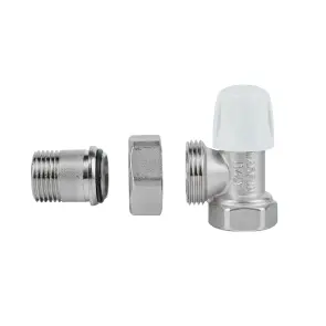 Кран радіаторний Icma 1/2" кутовий без ручки №805 №4