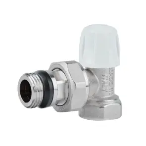 Кран радиаторный Icma 1/2" с антитечкой угловой без ручки №805+940 №1