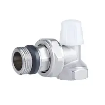 Кран радиаторный Icma 3/4" с антитечкой угловой без ручки №805+940