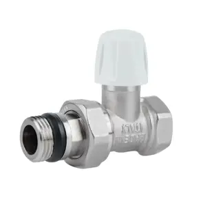 Кран радіаторний Icma 1/2" з антипротіканням прямий без ручки №815+940 №6