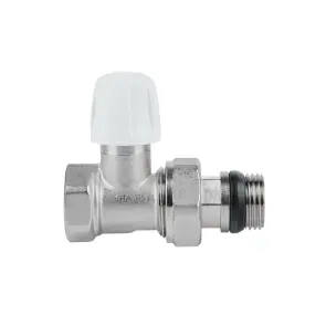 Кран радіаторний Icma 1/2" з антипротіканням прямий без ручки №815+940 №7