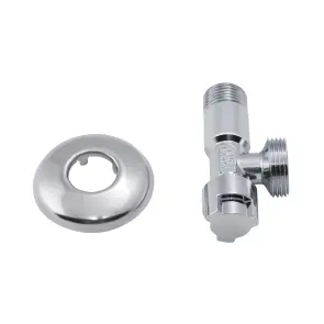 Кран приладовий буксовий Icma 1/2" х3/4" кутовий №519 №4