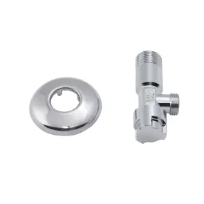 Кран приборный буксовый Icma 1/2"х3/8" угловой №519 №6