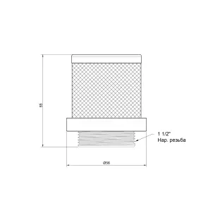 Сітка зворотного клапана Thermo Alliance Standart 1 1/2 SD245W40 №3