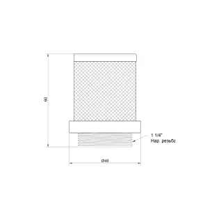 Сітка зворотного клапана Thermo Alliance Standart 1 1/4 SD245W32 №3