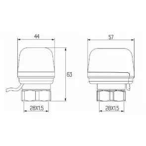 Сервопривод Icma 220V тип закритий №983 (NC) №4