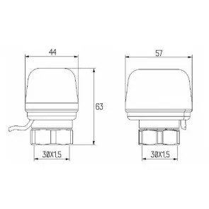 Сервопривод Icma 230V тип відкритий №980 (NA) №4