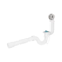 Сифон для ванны Lidz (WHI) 60 03 V001 00 прямоточный (выход 50 мм)