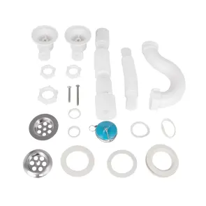 Сифон для ванны Lidz (WHI) 60 03 V001 00 прямоточный (выход 50 мм) №3