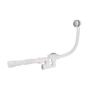 Сифон для ванны Lidz (WHI) 60 03 V002 01 с ревизией (выход 50 мм) №1
