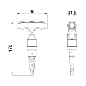 Калібратор з тріскачкою Thermo Alliance для м/п труб d16-32 STD-404 №2