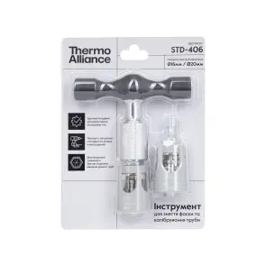 Универсальный набор Thermo Alliance для снятия фаски и калибровки м/п трубы d16-20 STD-406 №10