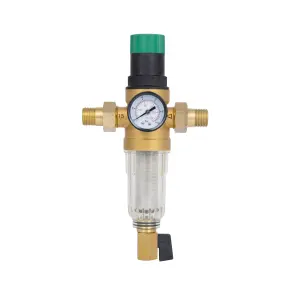 Фильтр самопромывной Thermo Alliance Forte 1/2” с редуктором для холодной воды SF128W15C №1
