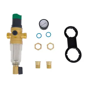 Фильтр самопромывной Thermo Alliance Forte 1/2” с редуктором для холодной воды SF128W15C №6