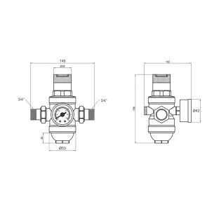 Фільтр самопромивний Thermo Alliance Forte 3/4" з редуктором для холодної води SF128W20 №2