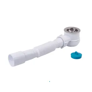 Сифон для душового піддона Lidz (WHI) 60 04 P002 01 (вихід 40/50 мм) №1