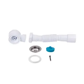 Сифон для душового піддона Lidz (WHI) 60 04 P002 01 (вихід 40/50 мм) №3