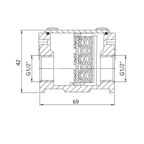 Фільтр алюмінієвий Thermo Alliance Standart 1/2" SD121G15 №2