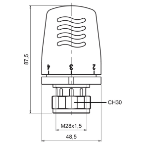 Термоголовка Icma 28х1,5 №1100 №4