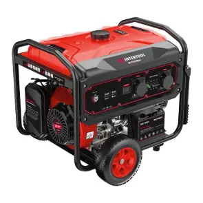 Генератор бензиновый 9/10 кВт, 400/230 В, DUAL POWER, бак 25 л, электро/ручной старт, медная обмотка, STORM INTERTOOL DT-1196 №1