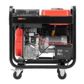 Генератор дизельный 8,0/9,0 кВт, 400/230 В, DUAL POWER, бак 25 л, электро/ручной старт, медная обмотка, STORM INTERTOOL DT-1290 №7