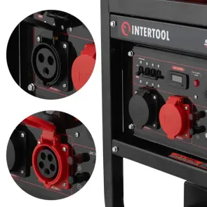 Генератор дизельный 8,0/9,0 кВт, 400/230 В, DUAL POWER, бак 25 л, электро/ручной старт, медная обмотка, STORM INTERTOOL DT-1290 №9