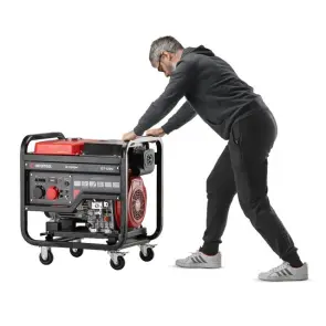 Генератор дизельный 8,0/9,0 кВт, 400/230 В, DUAL POWER, бак 25 л, электро/ручной старт, медная обмотка, STORM INTERTOOL DT-1290 №11