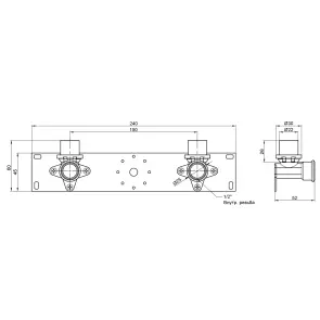 Планка прес в зборі Icma 16х1/2" №412 №4