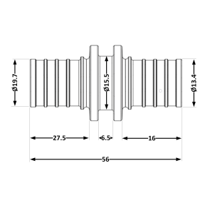 Перехідник під натяжну гільзу Icma №1032 d16х2,2-25х3,5 851032GXBO05 №2