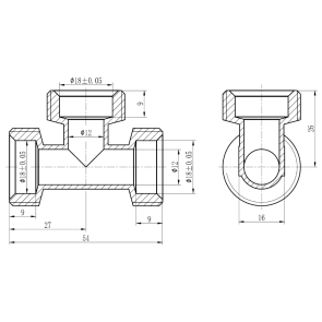 Тройник обтискний Thermo Alliance Forte 20 SF176W202020 №2