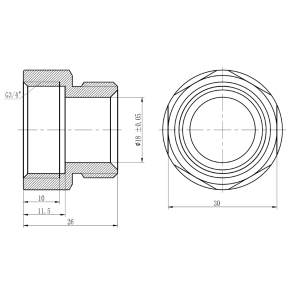 Муфта обтискна Thermo Alliance Forte 20х3/4" В SF171W2020 №2