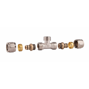 Тройник обтискний Thermo Alliance Forte 16х1/2"х16 ЗР SF178W161516 №1