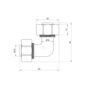 Кут обтискний Thermo Alliance Standart 20 SD155W2020 №2